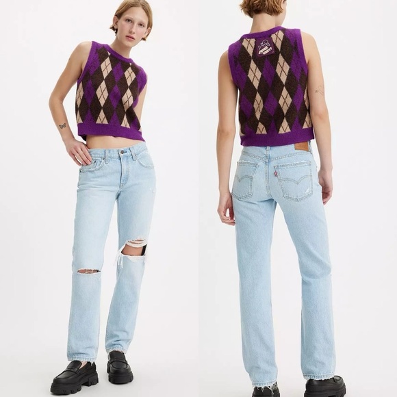Levi’s MIDDY STRAIGHT WOMEN'S JEANS 28 - Picture 1 of 5